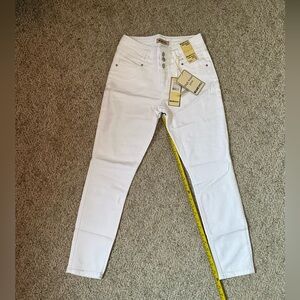 Blue Spice  High Rise Ankle Jean Size 7